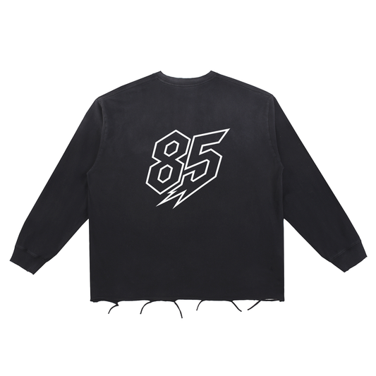 Snow Wash Raw Edge 85’ Long Sleeve