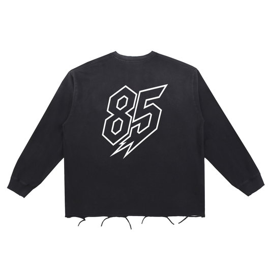 Snow Wash Raw Edge 85’ Long Sleeve