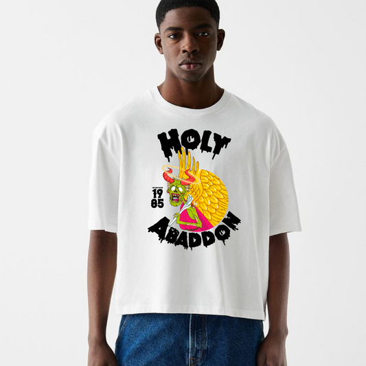Holy Abaddon Original 85' White T-Shirt