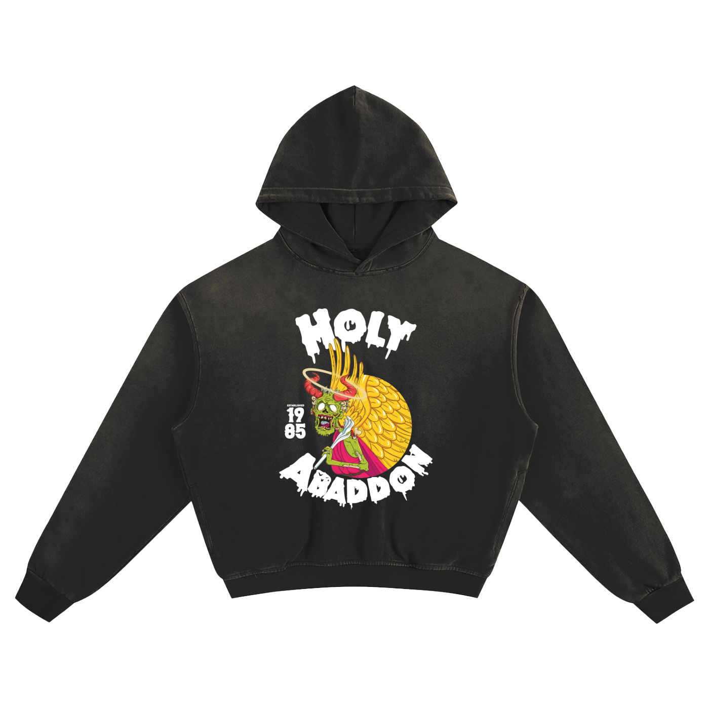 Holy Abaddon Sunfade 85’ Boxy Hoodie