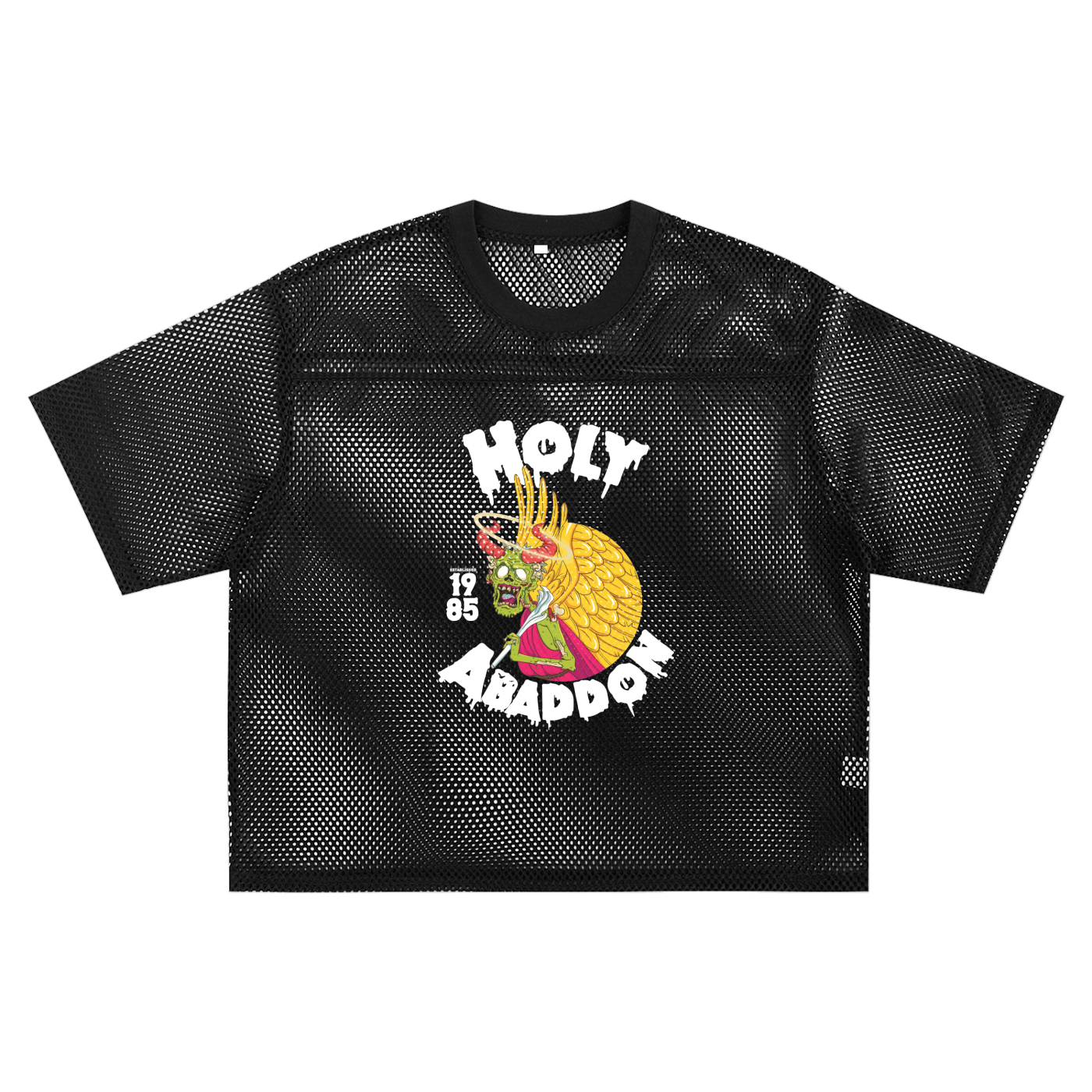 Holy Abaddon See-Through Boxy Net 85’ Jersey