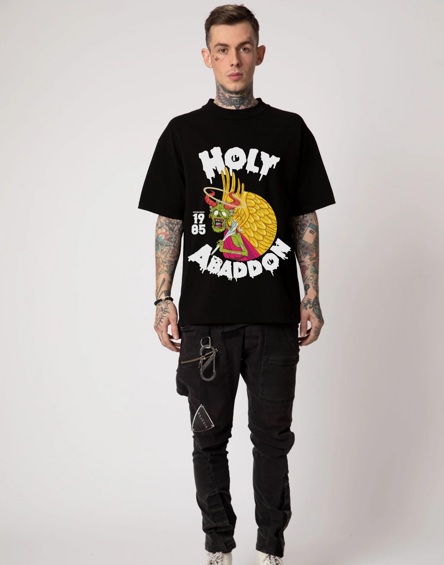 Holy Abaddon Original 85' Black T-Shirt